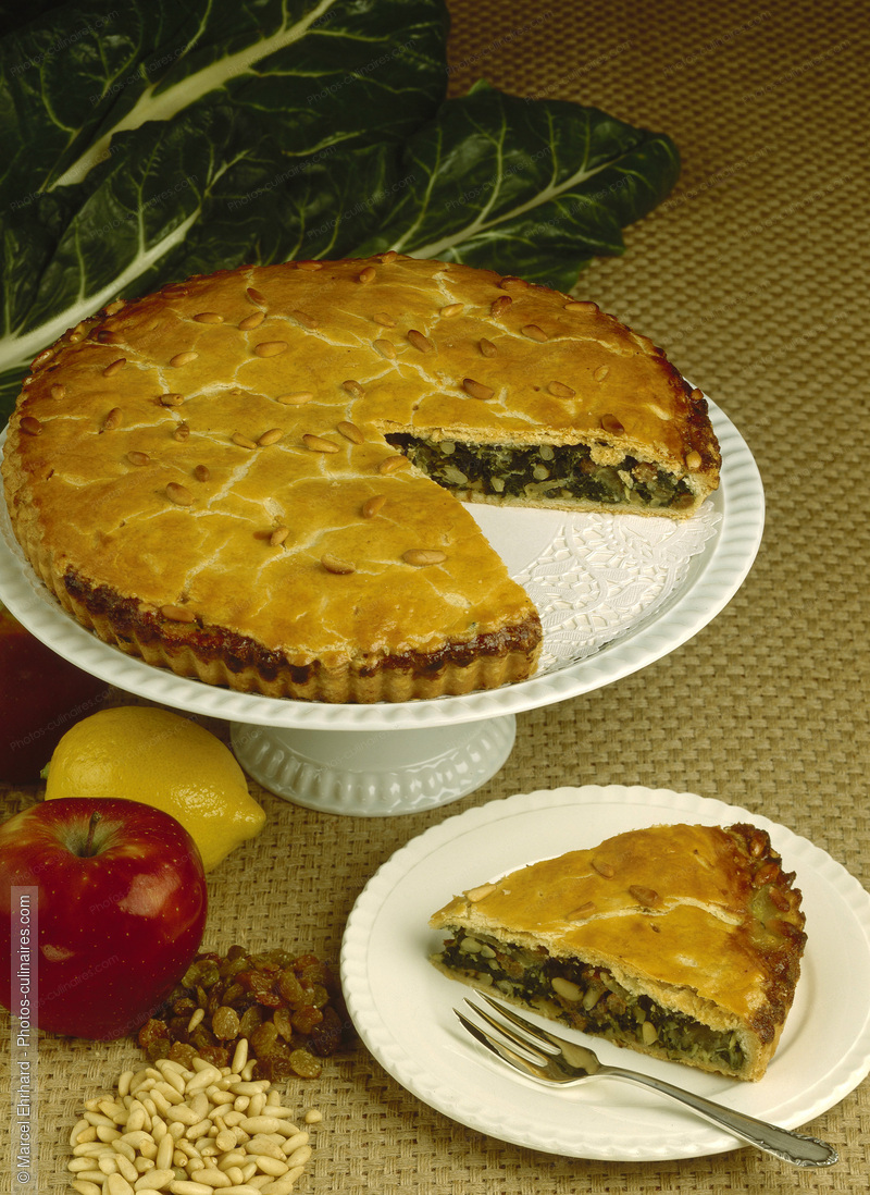 Tarte aux blettes - photo r&eacute;f&eacute;rence DE407.jpg