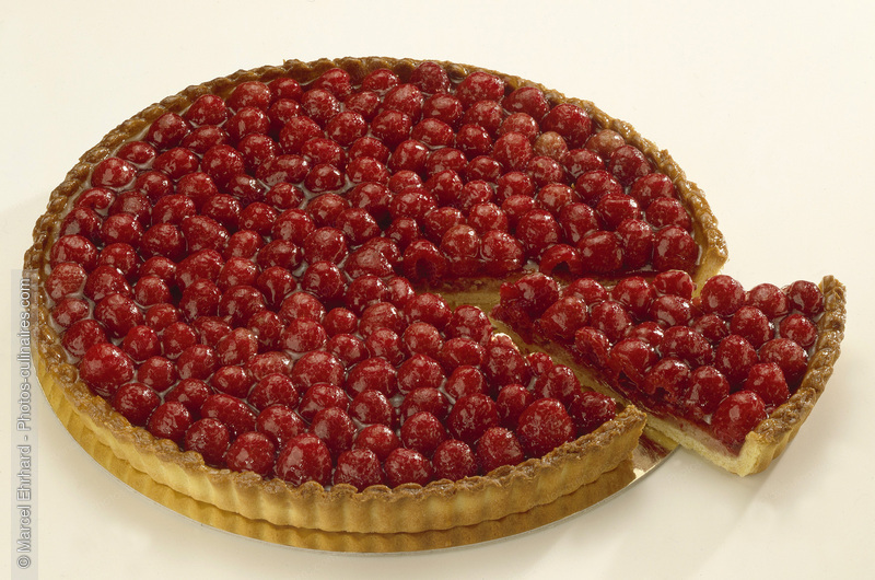 Tarte aux framboises - photo r&eacute;f&eacute;rence DE499.jpg