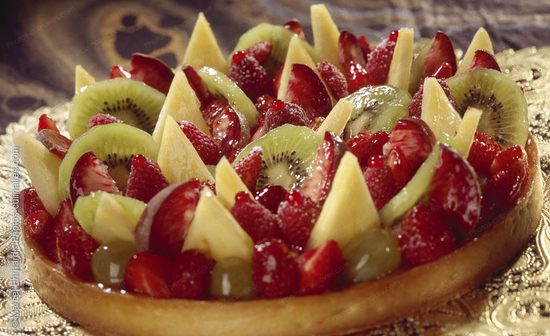 Tarte aux fruits frais - photo r&eacute;f&eacute;rence DE341.jpg