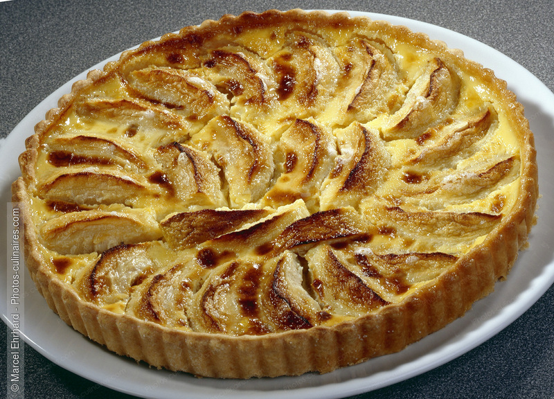 Tarte aux pommes - photo r&eacute;f&eacute;rence DE135.jpg