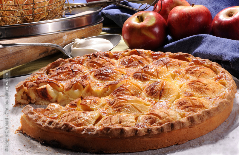 Tarte aux pommes - photo r&eacute;f&eacute;rence DE451N.jpg