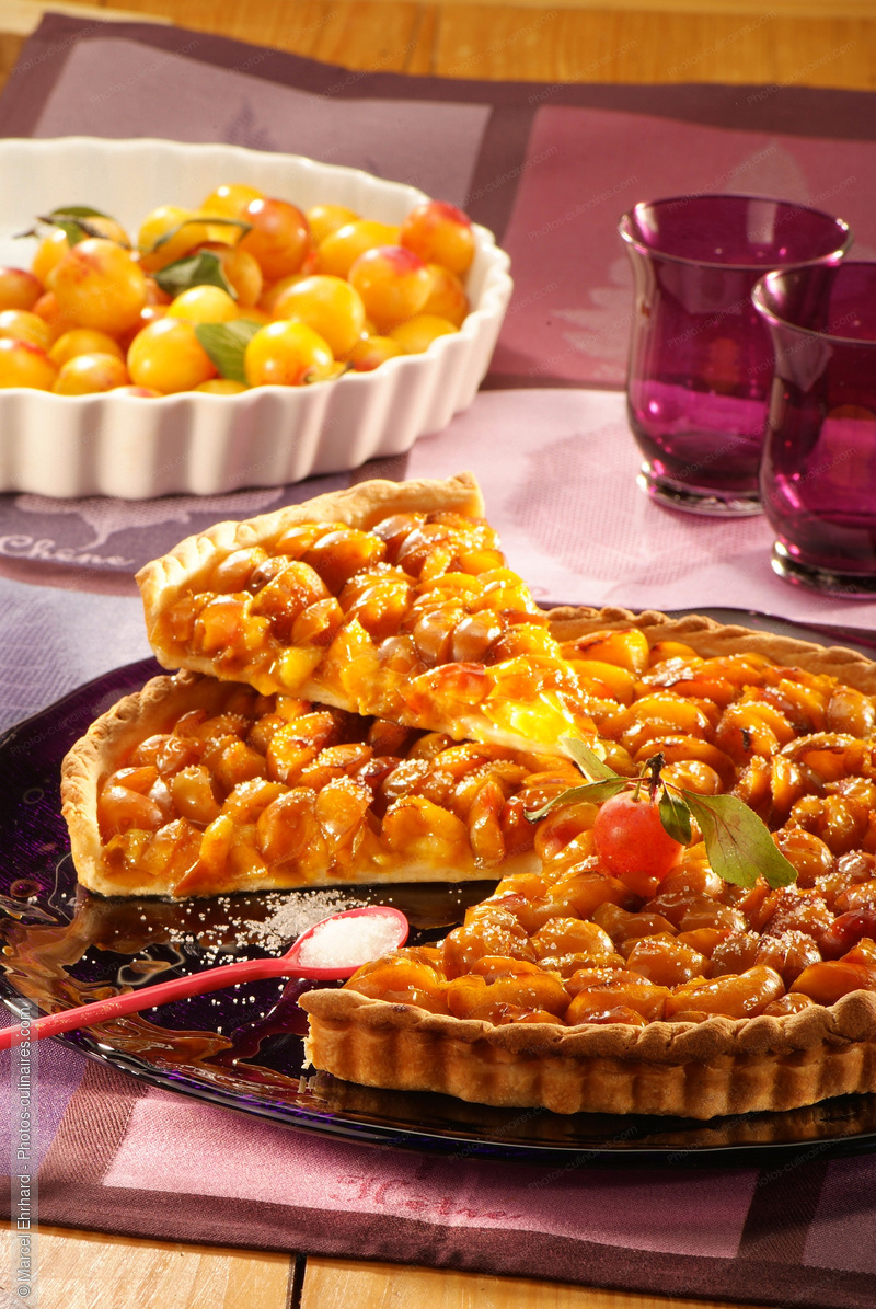 Tarte mirabelles - photo r&eacute;f&eacute;rence DE714N.jpg