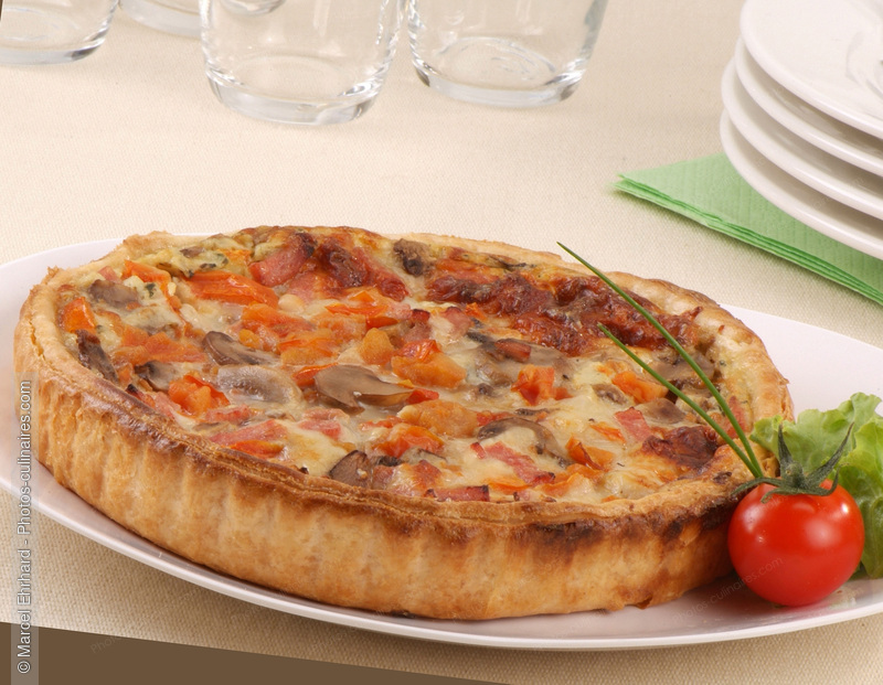 Tarte tomate mozzarelle - photo r&eacute;f&eacute;rence TT168N.jpg