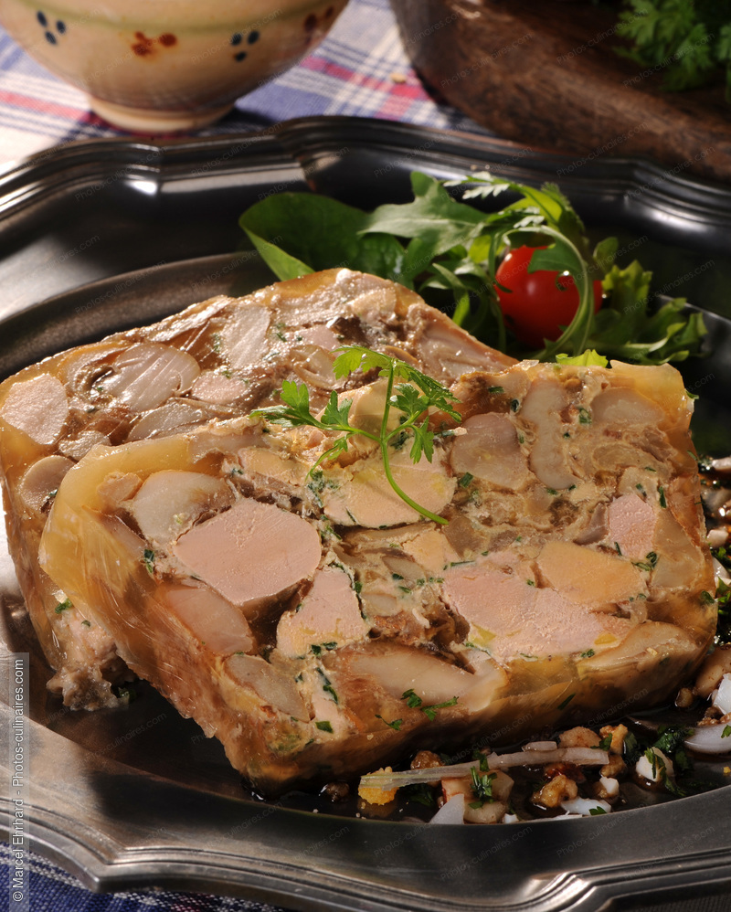 Terrine de foie gras tranchée - photo référence PC562N.jpg