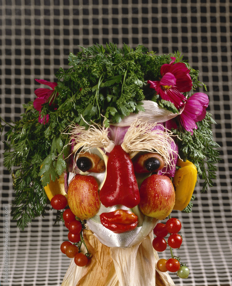 T&ecirc;te de fruits et l&eacute;gumes Arcimboldo - photo r&eacute;f&eacute;rence LE232.jpg