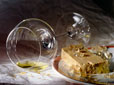 Verre de vin blanc et foie gras