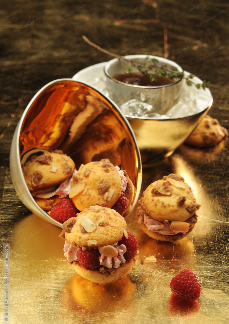 Whoopies crumble &agrave; la framboise - photo r&eacute;f&eacute;rence DE692N.jpg