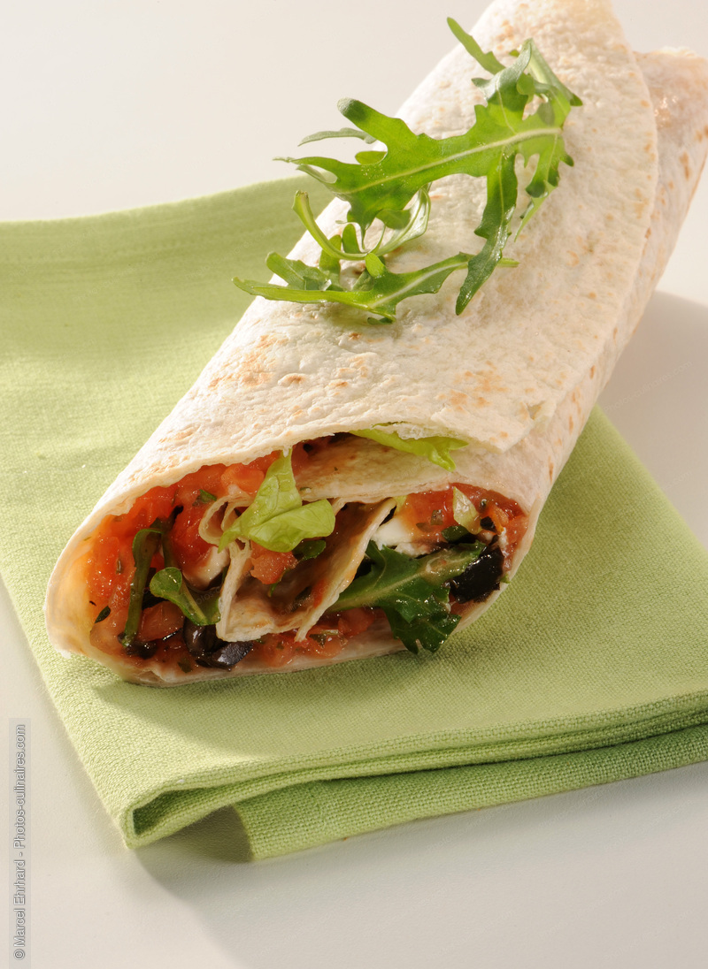 Wrap a la roquette - photo r&eacute;f&eacute;rence KP138N.jpg